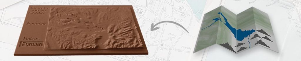 Chocolate moulds for geochocolate