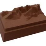 The mountain "Zugspitze" as a praline The mountain "Zugspitze" as a praline