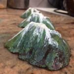 A real mountain transformed into a chocolate mold (geochocolate) A real mountain transformed into a chocolate mold (geochocolate)