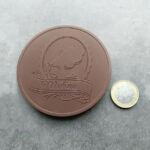 A chocolate mould for the Molina chocolate taler Molina chocolate taler