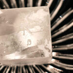 Silicone mould for ice cubes for a hotel